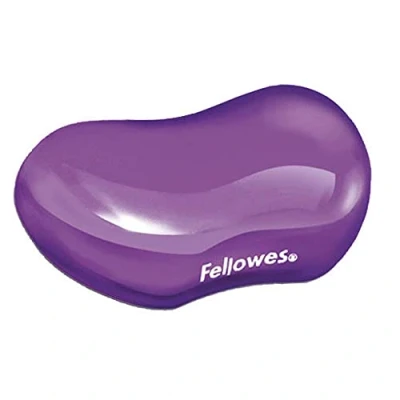 Imagen de Fellowes Gel Crystals Reposamuñecas flexible, violeta