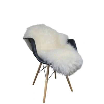 Imagen de Naturasan Piel de cordero/oveja curtida ecológicamente, color blanco (100 110 cm con costuras)