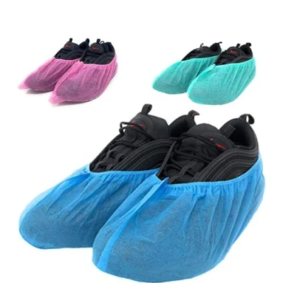 Imagen de Cubrezapatos Desechables en No Tejido Resistente 6 g. Calzado Desechable Equipos de Protección Individual (EPI) Limpieza del Hogar, Jardinería, Entornos Profesionales Cantidad 100 1000uds