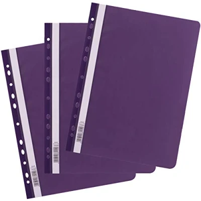 Imagen de D.RECT Funda archivadora (A4, polipropileno, 25 unidades), color morado