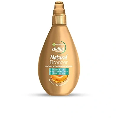Imagen de Garnier Delial Loción Autobronceadora Natural Bronzer, Para Cuerpo y Rostro, Con Vitamina E, Hidrata Broncea Sin Marcas, 150 ml