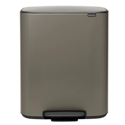 Imagen de Brabantia Bo Cubo de pedal cocina grande, 60 litros, color negro mate