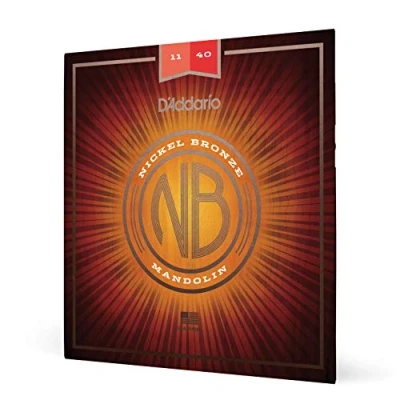 Imagen de D&#039;Addario NBM1140 11 40 Medium Nickel Bronze Mandolin Strings