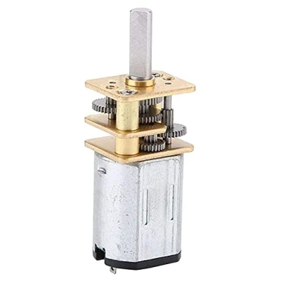 Imagen de N20 DC 6V 50RPM Mini Motor de reducción velocidad con caja engranajes metálica completa para RC Robot coche Modelo DIY juguete