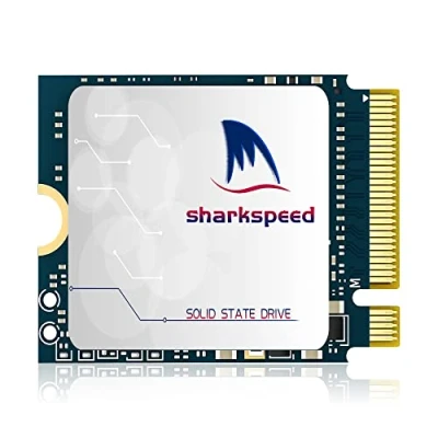 Imagen de S SHARKSPEED SSD 256GB M.2 2230 PCIe NVME Gen 4.0x4, Disco Duro sólido Interno SSD, Juego per Steam Deck Microsoft Surface pro7+/proX/laptop3/laptop4/laptop Go Ultrabook(256GB, PCIe)