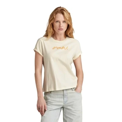 Imagen de G Star para Mujer Top Raw Dot, Beige (Antique White D24497 D626 G286), XS
