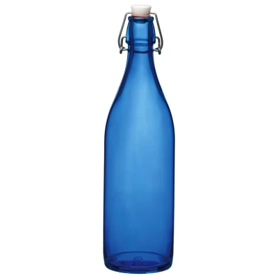 Imagen de Bormioli Rocco Swing Top Bottle / Weck Giara Dark Blue 1 Liter