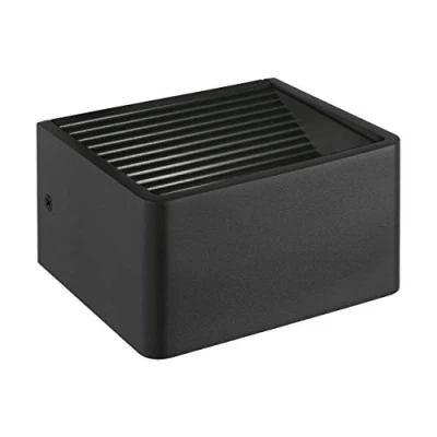 Imagen de EGLO Doninni 1 Lámpara led de pared para exteriores foco, aplique aluminio y plástico en color antracita, blanco cálido, IP44