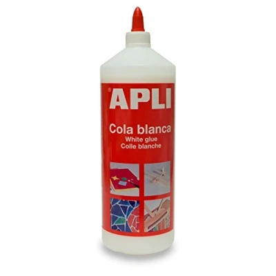 Imagen de APLI 12851 Cola, 1.000 g, color blanco