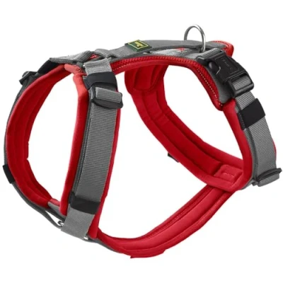 Imagen de HUNTER Maldon Up Arnés para Perro (Acolchado Suave y cómodo, Altamente Reflectante con 3M Scotchlite, Ajustable en 4 Posiciones, Mango Acolchado (a Partir de S M), Talla M