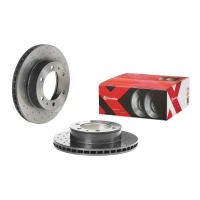 Imagen de BREMBO 09.A634.1X Disco de freno 297 25 5 perforado/ventil. int. revestido TOYOTA: Hilux 3 Pick up, VIII up