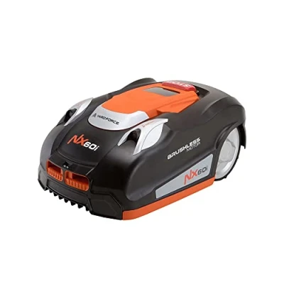 Imagen de Yard Force Robot cortacésped NX60i (hasta 600 m², con conexión Wi Fi, aplicación, Sensor ultrasónico iRadar, función de Corte Bordes, Panel Control LCD Teclado numérico), negro/naranja