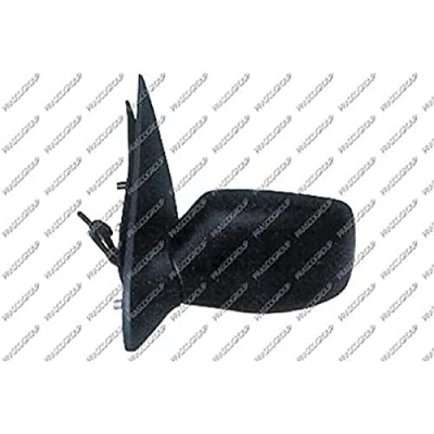 Imagen de Espejo retrovisor Prasco FD0287114 izquierda negro manual ajustable desde interior, Ajuste por cable