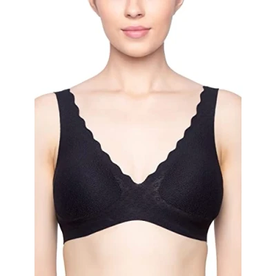 Imagen de sloggi ZERO Feel Lace Bralette, Sujetador, Mujer, Negro (Black), XS