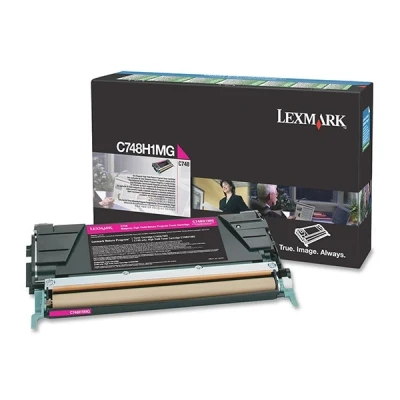 Imagen de C748de Lexmark C748H1MG toner magenta XL (original)