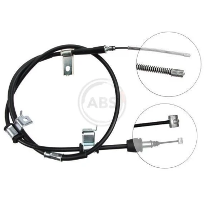 Imagen de A.B.S. K17127 Cable de Freno Mano 1588 Discos para dirección izquierda/derecha HYUNDAI: ACCENT 3 Stufenheck
