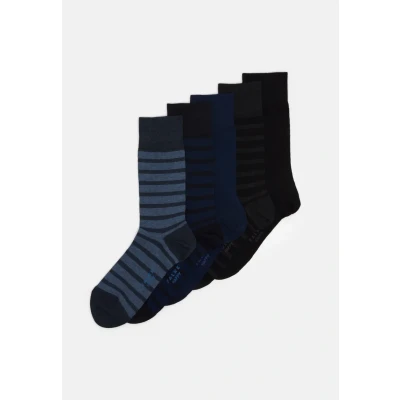Imagen de FALKE Happy Box 5 Pack M SO algodón estampado pares, Calcetines Hombre, Multicolor (Sortiment 0010), 39 42