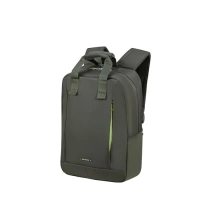 Imagen de Samsonite Guardit Classy mochila para computadora portátil con manijas de 14.1 pulgadas, 38 cm, 15.5 L, verde (Gunmetal Green)