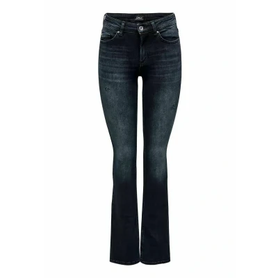 Imagen de ONLY ONLBLUSH Life Mid Flared REA409 Jeans, Blue Black Denim, XL/32 De Las Mujeres