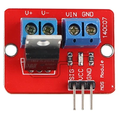 Imagen de HALJIA MOSFET MOS FET Driver Módulo Compatible con Arduino Raspberry Pi brazo MCU