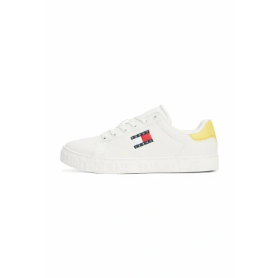 Imagen de Tommy Jeans (New TJW Logo Sneaker ESS EN0EN02703, Parte Superior Baja Mujer, Yellow (Yellow Dahlia), 41 EU
