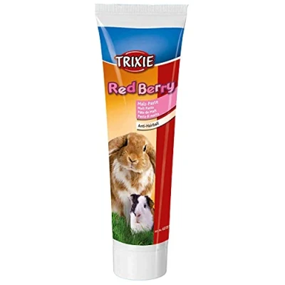 Imagen de TRIXIE Red Berry Pasta de Malta para Pequeños Mamíferos, 100 g