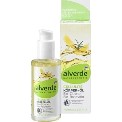 Imagen de alverde NATURKOSMETIK Aceite corporal anticelulitis bio limón romero, 100 ml
