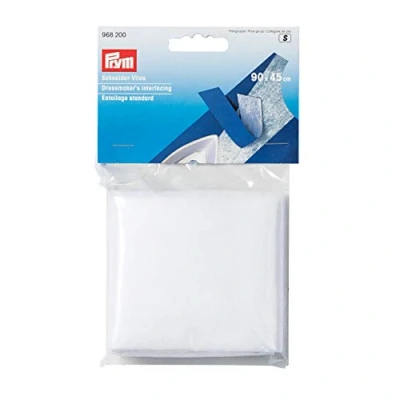 Imagen de Prym Dressmaker&#039;s Interfacing, Poliéster, White, 90 x 45 cm