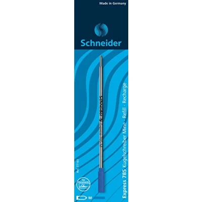Imagen de Schneider Express 785 77161 Recambio para bolígrafo (indeleble, ancho de trazo M) (1 unidad, color azul)