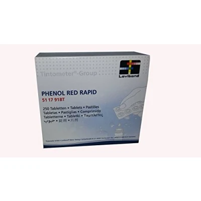 Imagen de Lovibond Recambio tabletas reactivo medición Red Phenol Lvd. Recarga 250 Ud. Rapid/Manual. 51 17 91BT