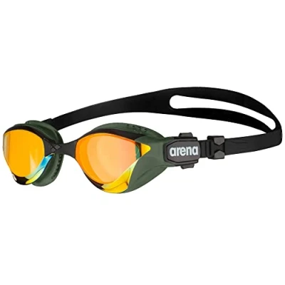Imagen de ARENA Cobra Tri Swipe Mirror Gafas de Triatlón Unisex para Adultos, Natación con Lentes Espejo, Antivaho, Protección UV, 3 Puentes Nasales Intercambiables