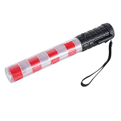 Imagen de Uadme Bastón de Señalización Tráfico, Luz Señal Estroboscópica ABS, Palo Tráfico Estroboscópico, LED Varita Advertencia Flash, para Control Concierto