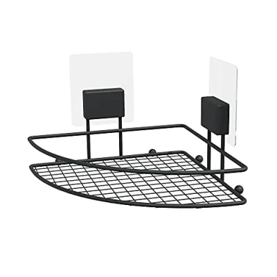 Imagen de Compactor RAN10207 Bestlock magic bath estantenria de esquina, HIERRO CHAPADO EN NEGRO PAD: SEBS + PET PC, 20 x 13.5cm