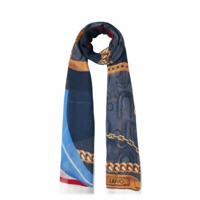 Imagen de LIU JO Bufanda, Mujer, Talla: One Size, Dark blue
