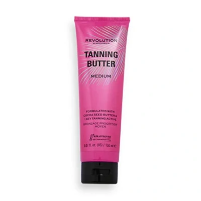 Imagen de Revolution Beauty, Buildable Self Tanning Butter, Light/Medium, 200ml