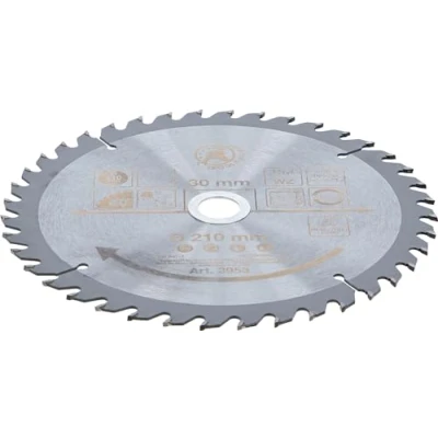 Imagen de BGS Diy 3953 Hoja de sierra circular con puntas carburo Ø 210 x 30 2,6 mm 40 dientes