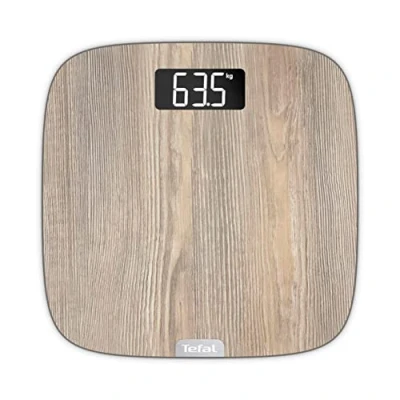 Imagen de Tefal Báscula PP1600 Origin, pantalla XXL, acabado elegante, hasta 160 kg, encendido y apagado automático, sistemas de medición métricos británicos