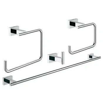 Imagen de Grohe Set de accesorios baño Juego 4 en 1 color Rectangular (cromo) Ref. 40778001