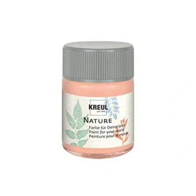 Imagen de KREUL 49423 Nature Hibiscus Blossom en bote de 50 ml, pintura al agua, a base materias primas naturales y sostenibles, cremosa, secado rápido resistente la luz, para numerosas superficies
