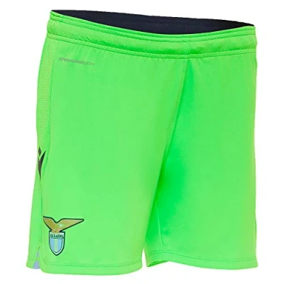 Imagen de Macron SSL M20 Short Racing Away Oficial Jr, Pantalones Cortos de niño SS Lazio 2020/21 para 0 24, niño, 58116282, Verde Fluo, JL