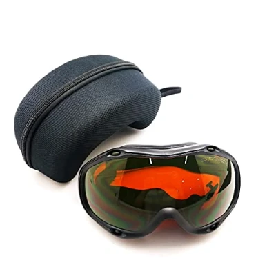 Imagen de MCWlaser Gafas de Protección Seguridad Láser OD5+,190 540nm y 800 1700nm Laser Safety Glasses Goggles Para Yag, Blue, Green 445nm,450nm,532nm,808nm,980nm, 1064nm Tipo absorción EP 1 Estilo 10