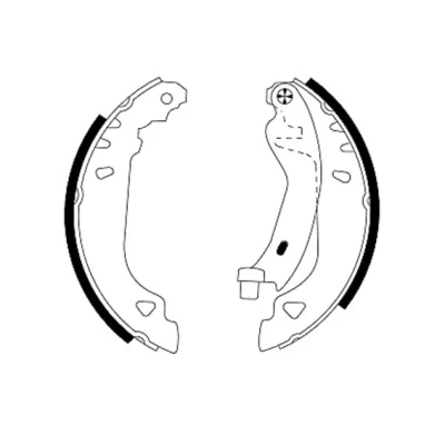 Imagen de TEXTAR 91049100 Zapatas de freno 180 32 con palanca mano FIAT: Punto I Hatchback, Tipo LANCIA: Y