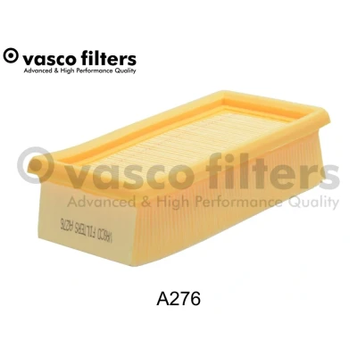 Imagen de DAVID VASCO A276 Filtro de aire 49 90 176 rectangular Cartucho filtrante FIAT: Panda I Hatchback, Uno Tipo LANCIA: Y10