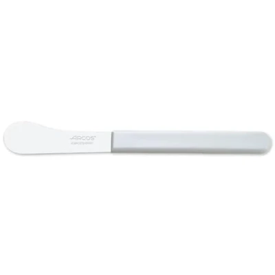 Imagen de Arcos Utensilios Profesionales Cuchillo para Mantequilla Acero Inoxidable 70 mm Mango de ABS Color Blanco