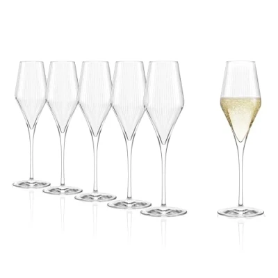 Imagen de Stölzle Lausitz copas de champán Symphony/Elegantes Juego 6 piezas/vasos aperitivo/copas prosecco