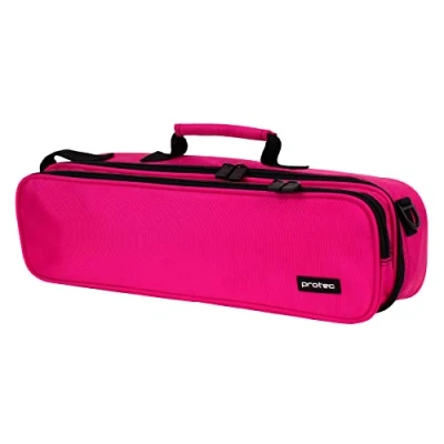 Imagen de ProTec Funda para Flauta de Lujo, Color Rosa Intenso (Modelo A308HP)