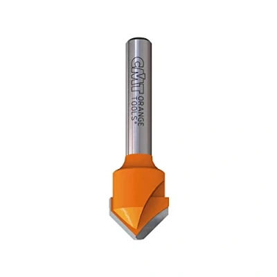 Imagen de CMT Orange Tools 915.001.11 Fresa para ranuras en v (90 grados) hw s 8 d 18x7.45x60 (alucobond)