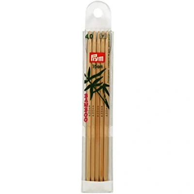 Imagen de Prym 221204 023 Agujas de Doble Punta (bambú, 15 cm x 4 mm)