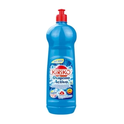 Imagen de Caja 12 unidades Limpiador Oxigeno Activo Kiriko. Botellas de 1 L