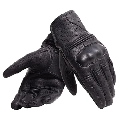 Imagen de Dainese Corbin Air Unisex Gloves, Guantes Moto Hombre y Mujer, de en 100% Cuero Ovino, Suaves Resistentes con Protección Nudillos Palma Reforzada, Negro